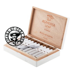 AGANORSA LEAF Anniversario Corojo - Gran Robusto Box of 10