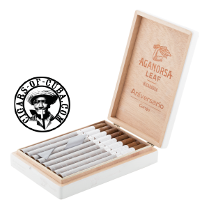 AGANORSA LEAF Anniversario Corojo - Lancero Box of 16