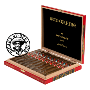 Arturo Fuente God Of Fire By Don Carlos - Toro Box of 10