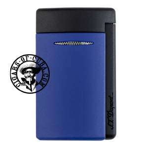 S.T. Dupont Minijet - Matte Ocean Blue & Black Box